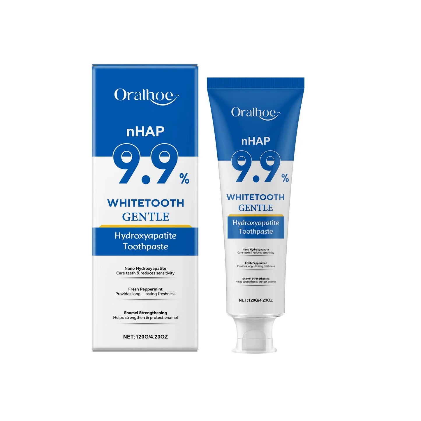 Oralhoe Hydroxyapatite Toothpaste – Enamel Repair & Whitening