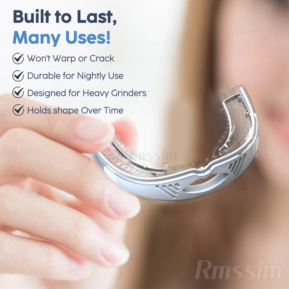 Adjustable Anti-Snoring Mouth Guard Mouthpiece Sleeping Devices Bruxism Snoring Stopper Improve Sleep Mouthpiece Peaceful Pleasures Health and Wellness