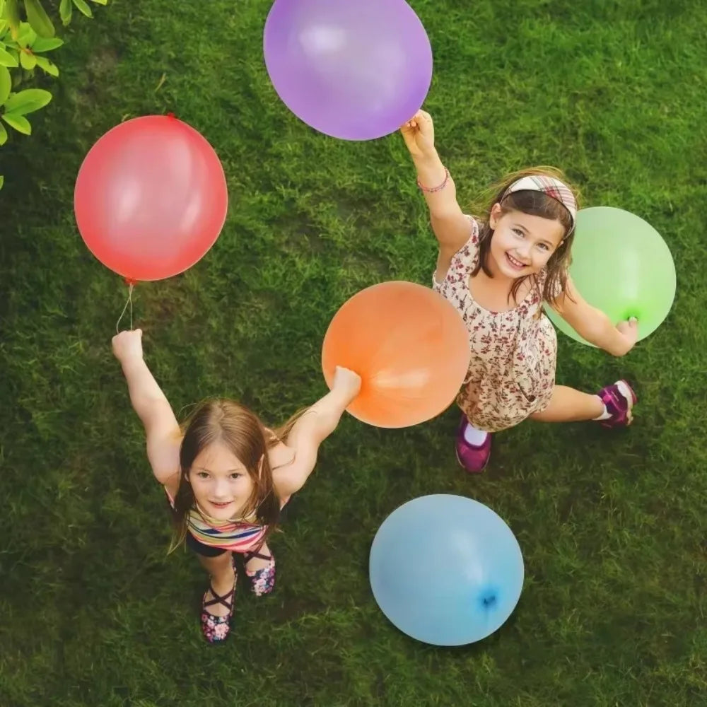 10Pcs Punch Balloons with Rubber Band 18inch Thicken Fun Ballon Birthday Party Baby Shower Kids Daily Games Wedding Decoration Peaceful Pleasures Health and Wellness