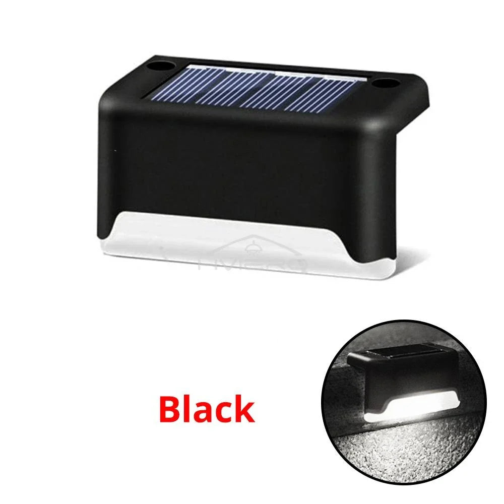HVIERO Solar LED Stair & Step Lights | IP65 Waterproof Outdoor