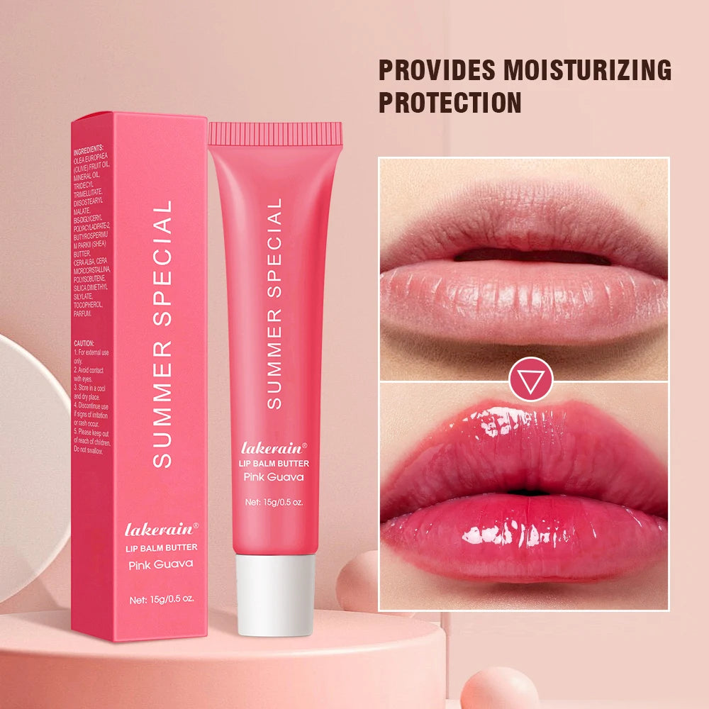 Summer Lip Balm Moisturizing Mirror Lip Gloss Lip Vanilla Mint Iced Coffee Cake Smell Lipstick Transparent Lip Oil Makeup Peaceful Pleasures Health and Wellness