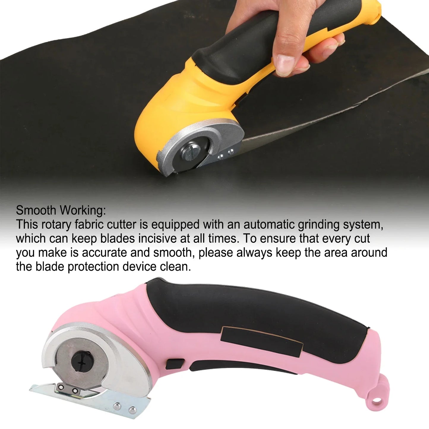 Cordless Electric Scissors Handheld Fabric Cutter 240RPM Rechargeable