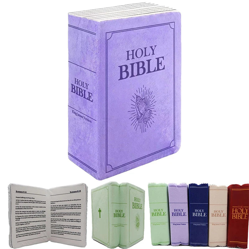 Bible Shaped Plush Pillow | Christian Decor & Gift 33×22cm
