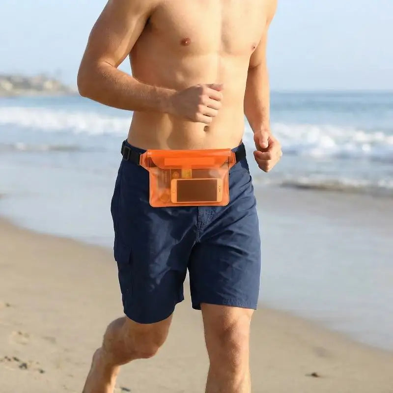 Waterproof Waist Pouch – Dry Bag for Phone, Cards & Keys