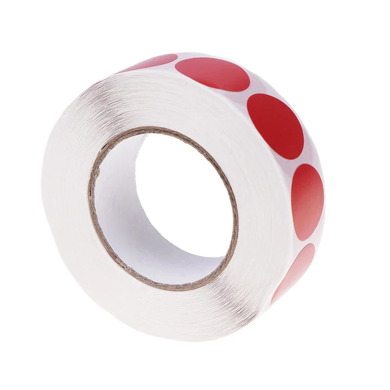1000-Pack 19mm Color Dot Labels – Archery Target Stickers