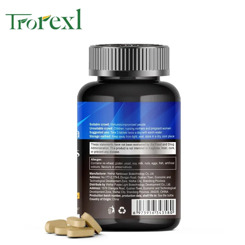 Organic Ashwagandha & Maca Pills, Supports Health Energizer Peaceful Pleasures Health and Wellness
