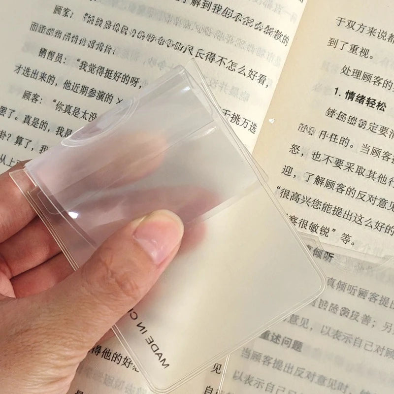 Ultra-Thin Pocket Card Magnifier | Wallet Magnifying Glass