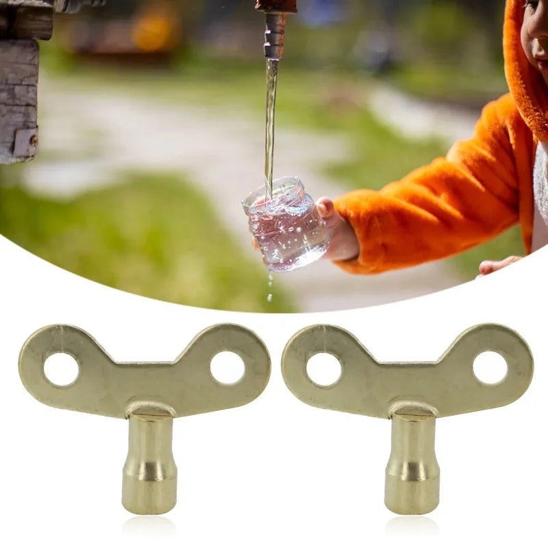 2-Pack Iron Radiator Bleed Key Wrench Set – Air Valve Tool
