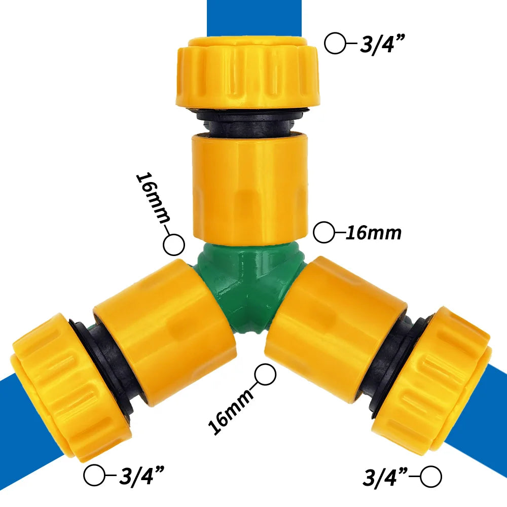 5Pcs Quick Drip Irrigation Watering System for Greenhous Joiner Repair Connector Coupling 1/2'' Garden Hose Tubing Fitting Pipe Peaceful Pleasures Health and Wellness