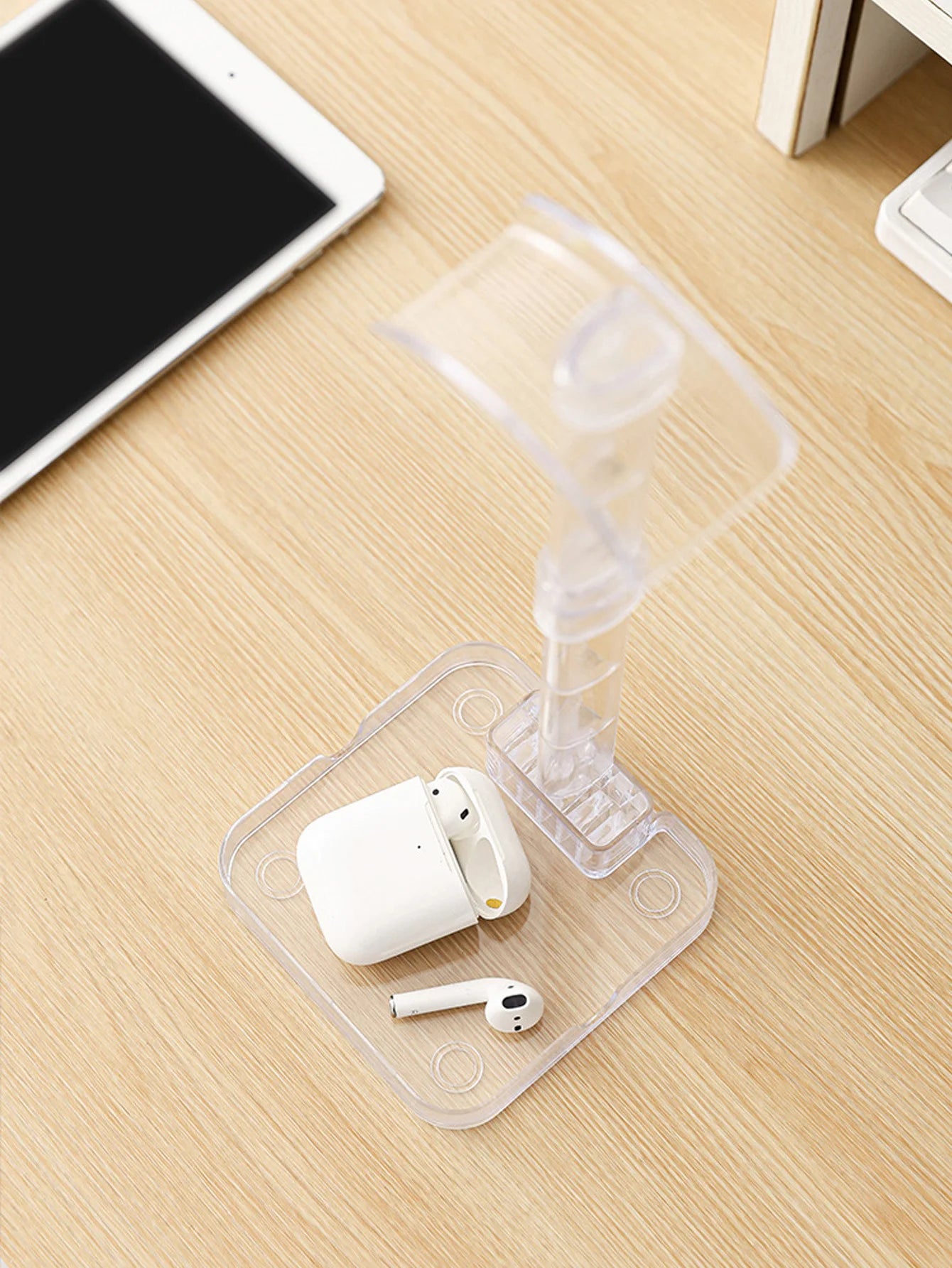 1Pcs Multi-functional Headphone Stand Display Rack Space Saving Phone Holder Desktop Organizer Vertical Bracket Hanger Peaceful Pleasures Health and Wellness