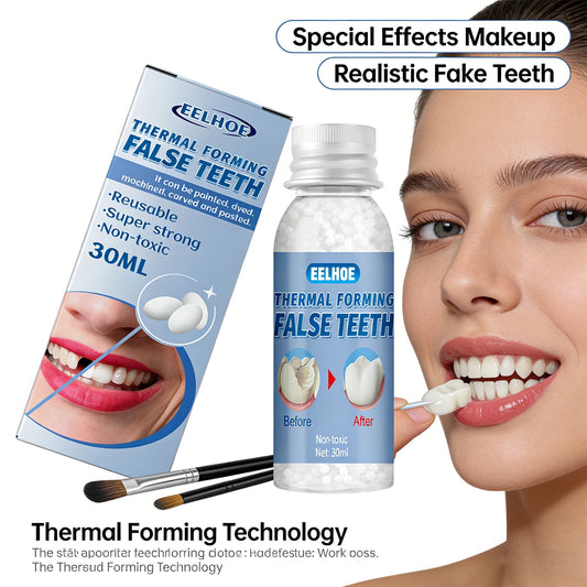 Thermal Forming False Teeth Quickly Filling Gap Between Teeth Avoid Dust Bacteria High Wear Resistance Shapeable Dental Adhesive Peaceful Pleasures Health and Wellness