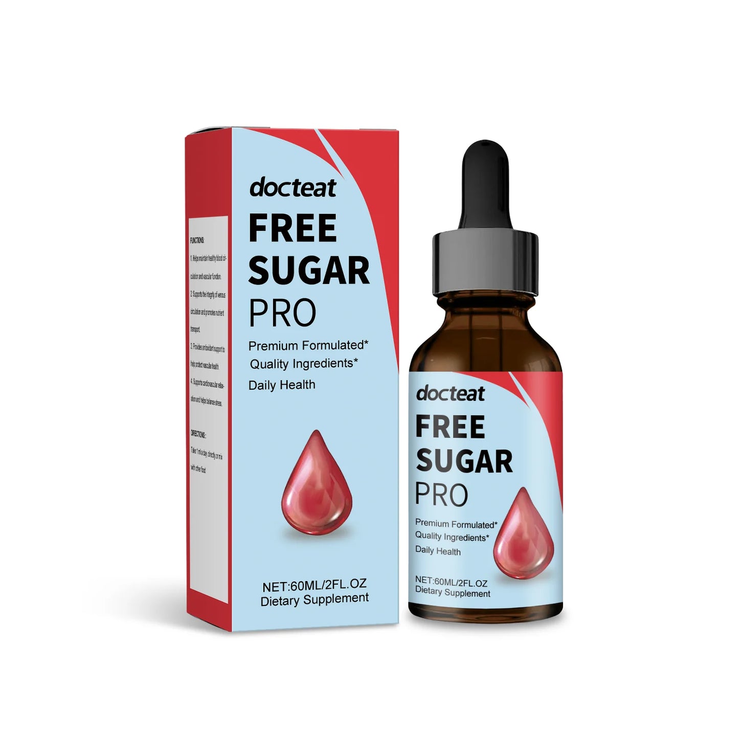 Docteat Botanical Wellness Drops | Hawthorn, Grape Seed – 60ml