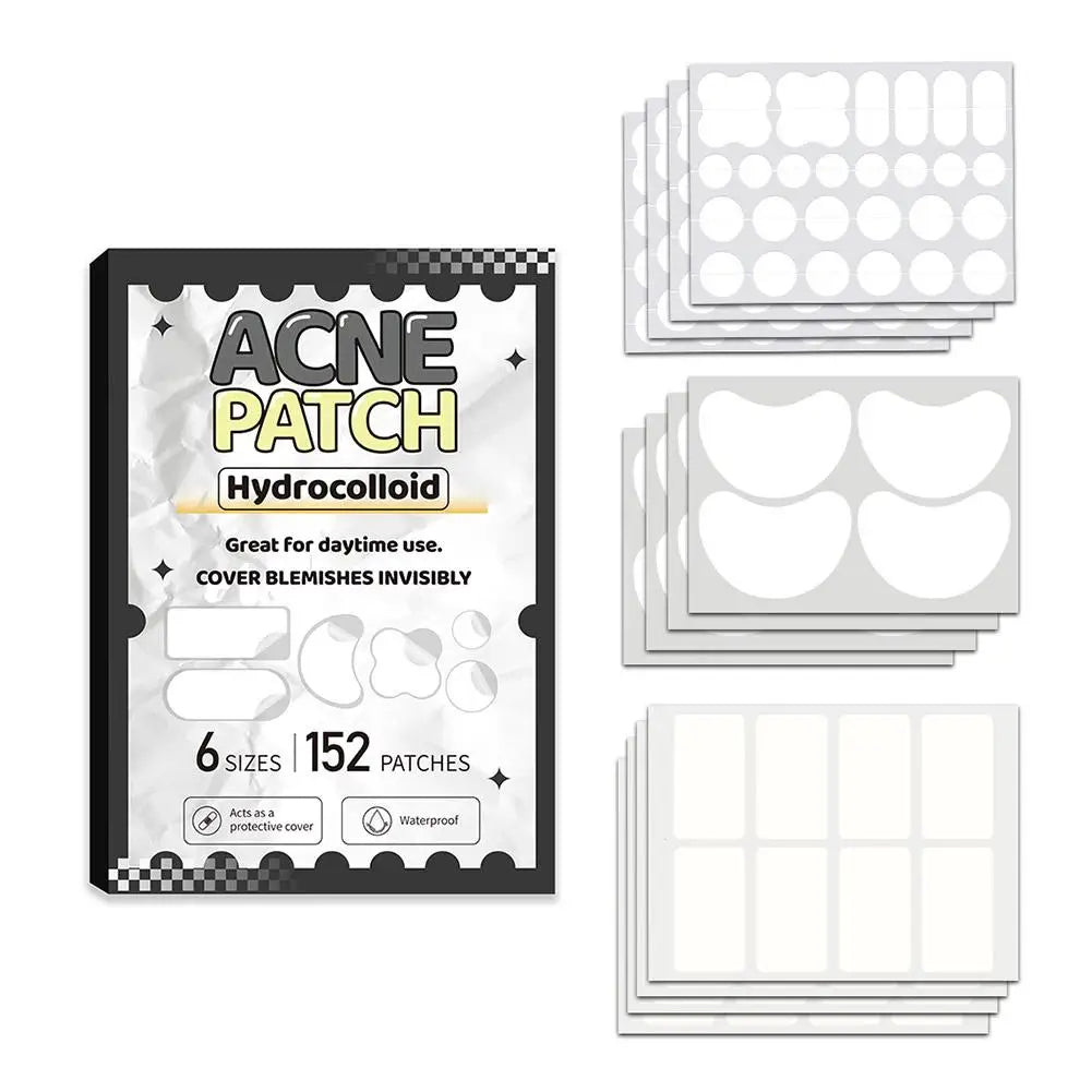 Hydrocolloid Acne Patches – Multi-Shape Invisible Blemish Dots