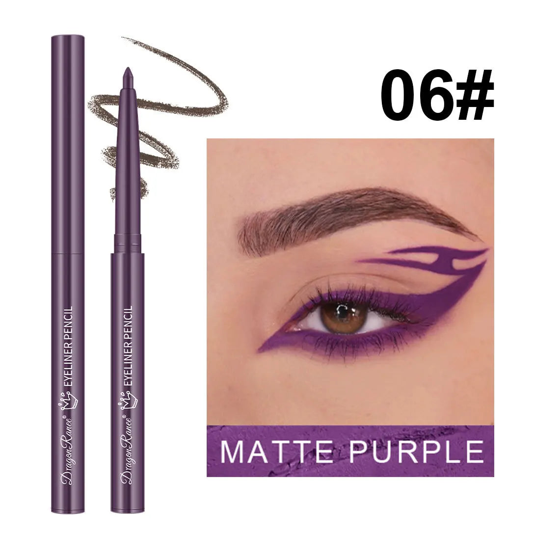 Dragon Ranee Waterproof Gel Eyeliner Pencil – Matte & Shimmer