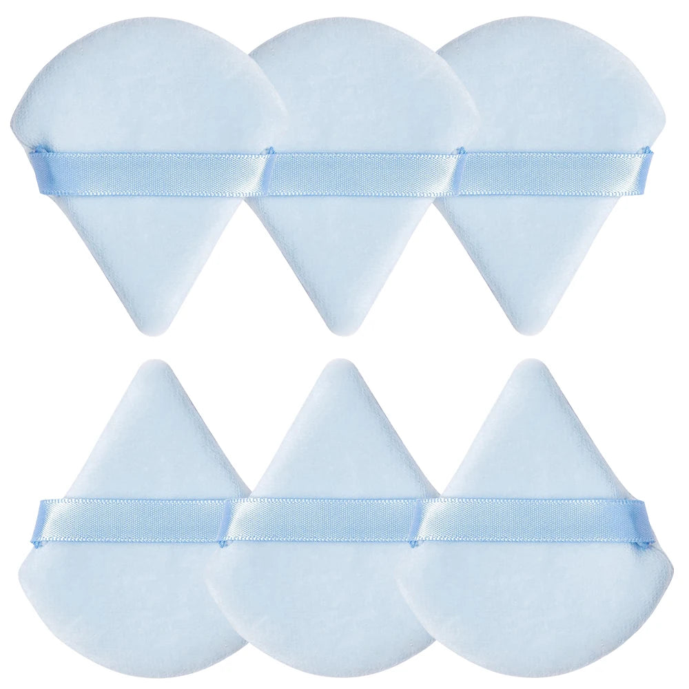 RUNTOIN Triangle Powder Puff Mini Finger Makeup Sponge 6-20 Pc