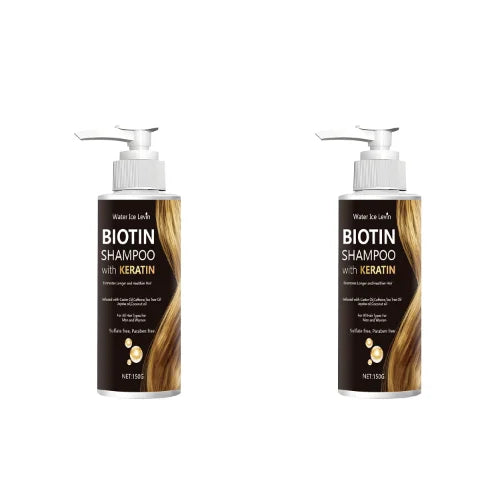 Biotin Keratin Shampoo – Jojoba & Coconut Oil | All Hair Types