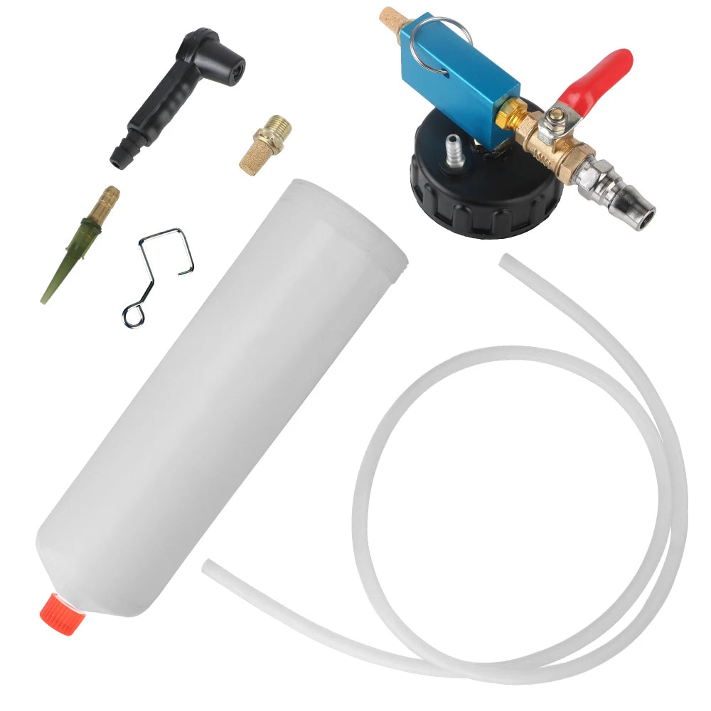 Hydraulic Clutch Brake Bleeder Kit Car Brake Fluid Oil Change Tool Empty Exchange Drain Pump Universal Peaceful Pleasures Health and Wellness
