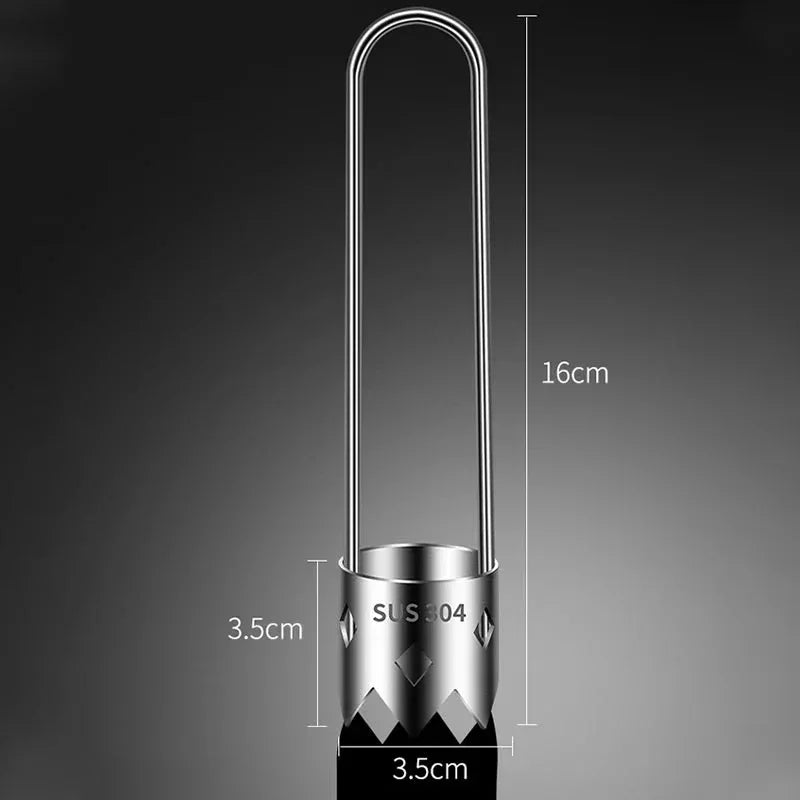 Portable Rust-Proof 304 Stainless Steel Core Remover for Pears and Apple Sharp Serrated Cutter Durable Hand Tool for Vegetables Peaceful Pleasures Health and Wellness A
