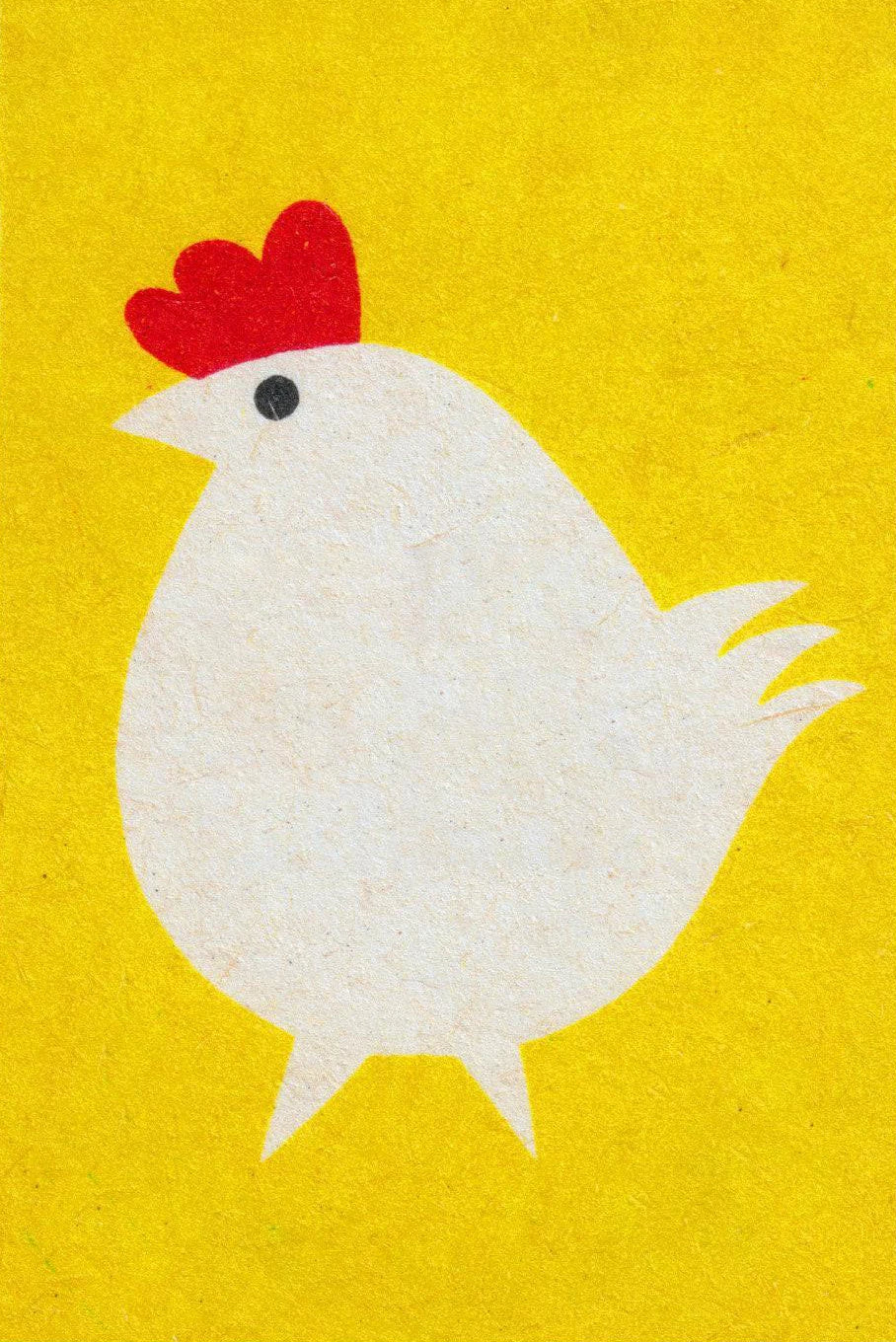 Vintage Eastern Europe Matchbox Canvas Wall Art – Geometric Animal
