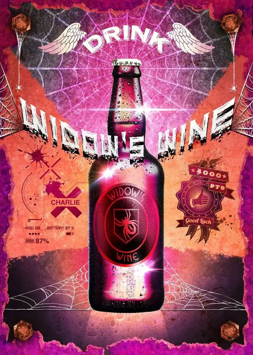 Video Game Call Of Duty Virtual Drinks Juggernog Soda Canvas Painting Abstract Wall For Gamer Home Room Decoration Cuadros Peaceful Pleasures Health and Wellness
