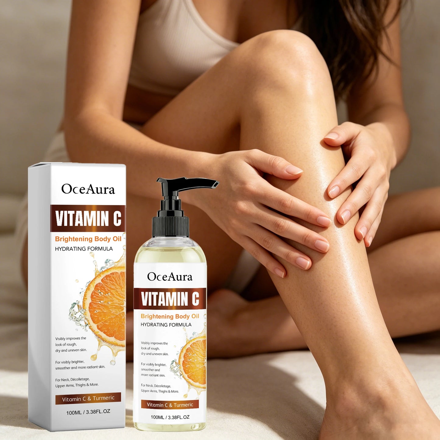 OceAura Vitamin C Body Oil 100ml – Glow, Nourish & Brighten