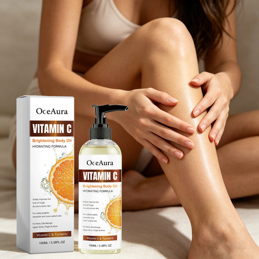 OceAura Vitamin C Body Oil 100ml – Glow, Nourish & Brighten Vitamin C Body Oil Peaceful Pleasures Health and Wellness