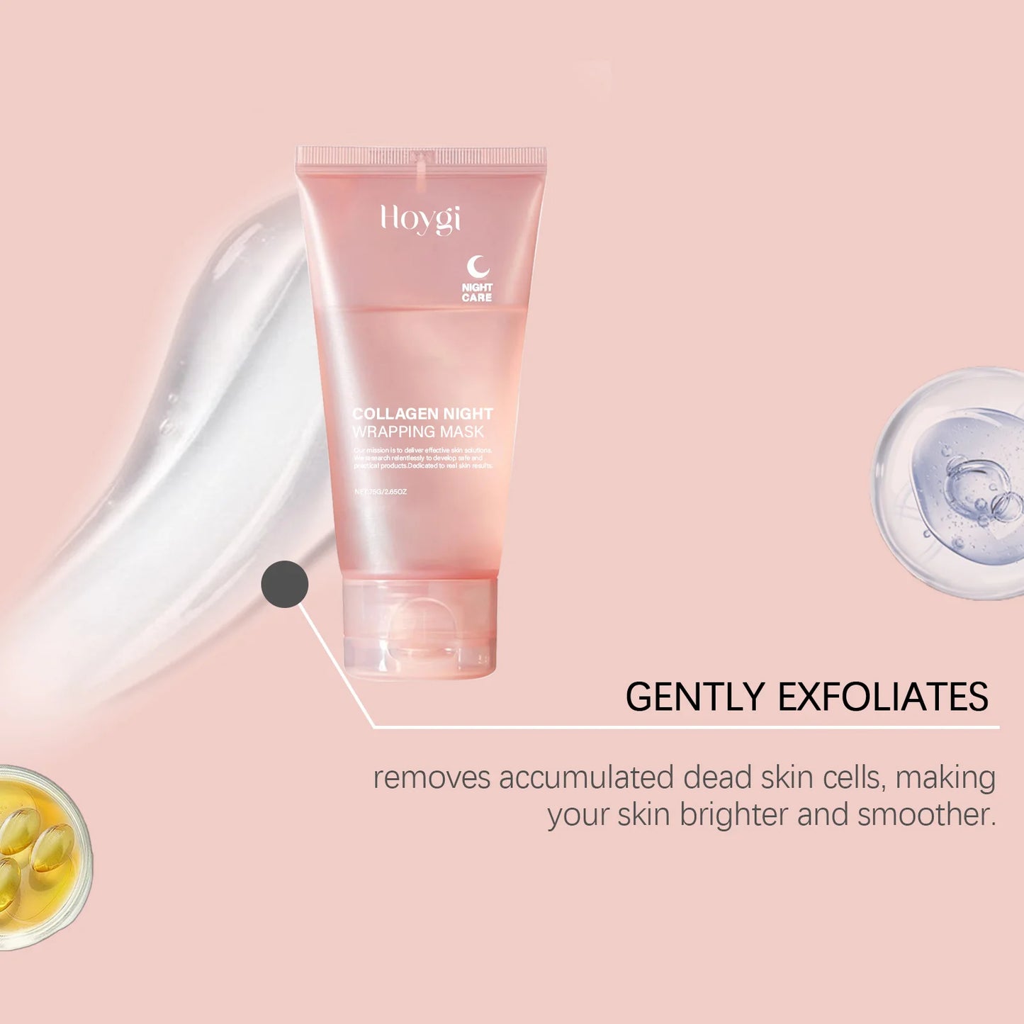 Collagen Peel-Off Night Mask – Firming, Hydrating & Brightening