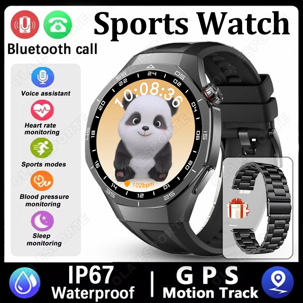Ola Esporte Smart Watch 1.52" AMOLED Bluetooth Fitness Tracker