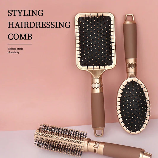 Airbag Scalp Massage Detangling Brush for Curly & Wet Hair Detangling Hair Brush Peaceful Pleasures Health and Wellness