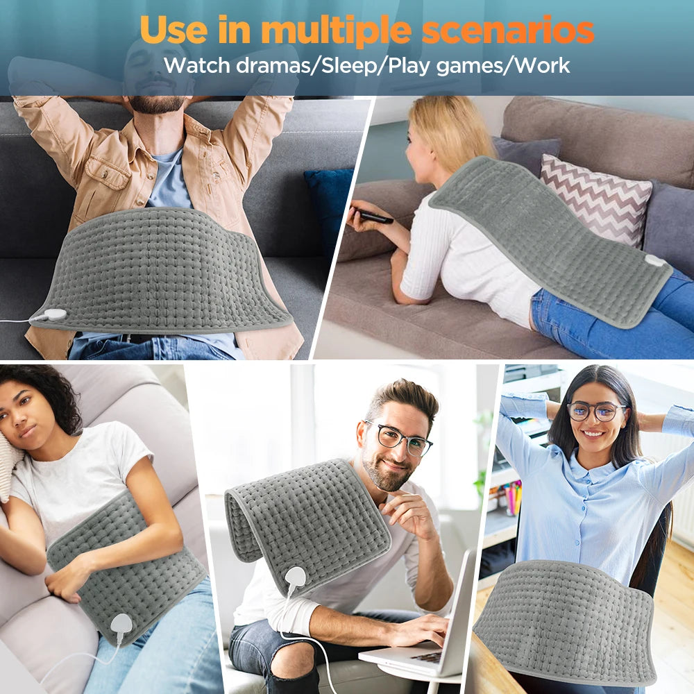 Electric Blanket 220V 110V Winter Hand Foot Legs Warmer Mat Heating Pad For Office Home Camping Heater Sheet Washable 60*30CM Peaceful Pleasures Health and Wellness