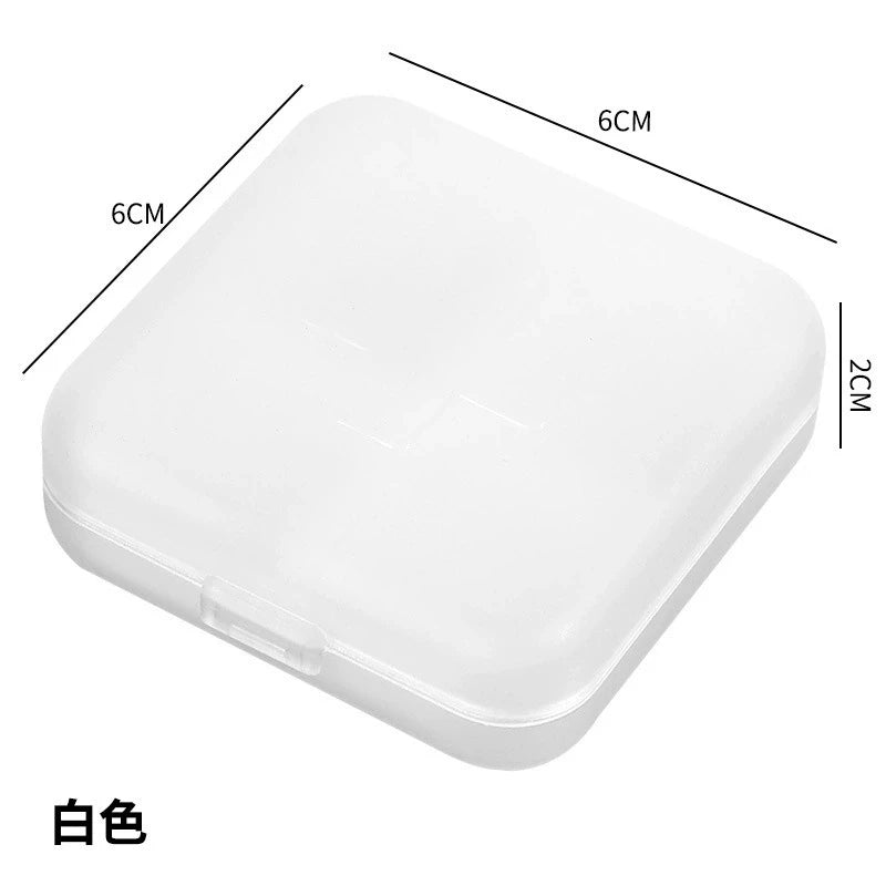 Mini 4-Compartment Pill Box | Portable Travel Medication Organizer
