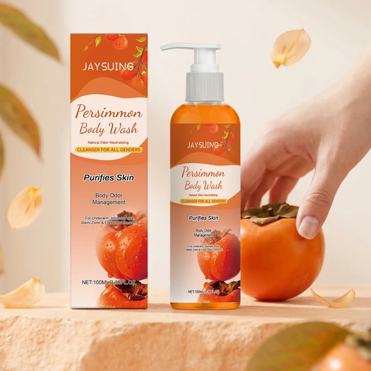 Persimmon Shower Gel – Exfoliating & Deodorizing Body Wash 100ml Body Wash Oasis Select