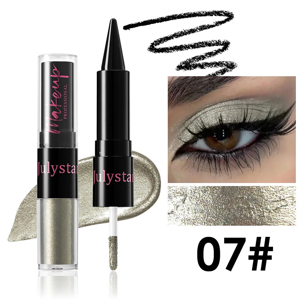 2-in-1 Glitter Metallic Liquid Eyeshadow & Eyeliner Pen