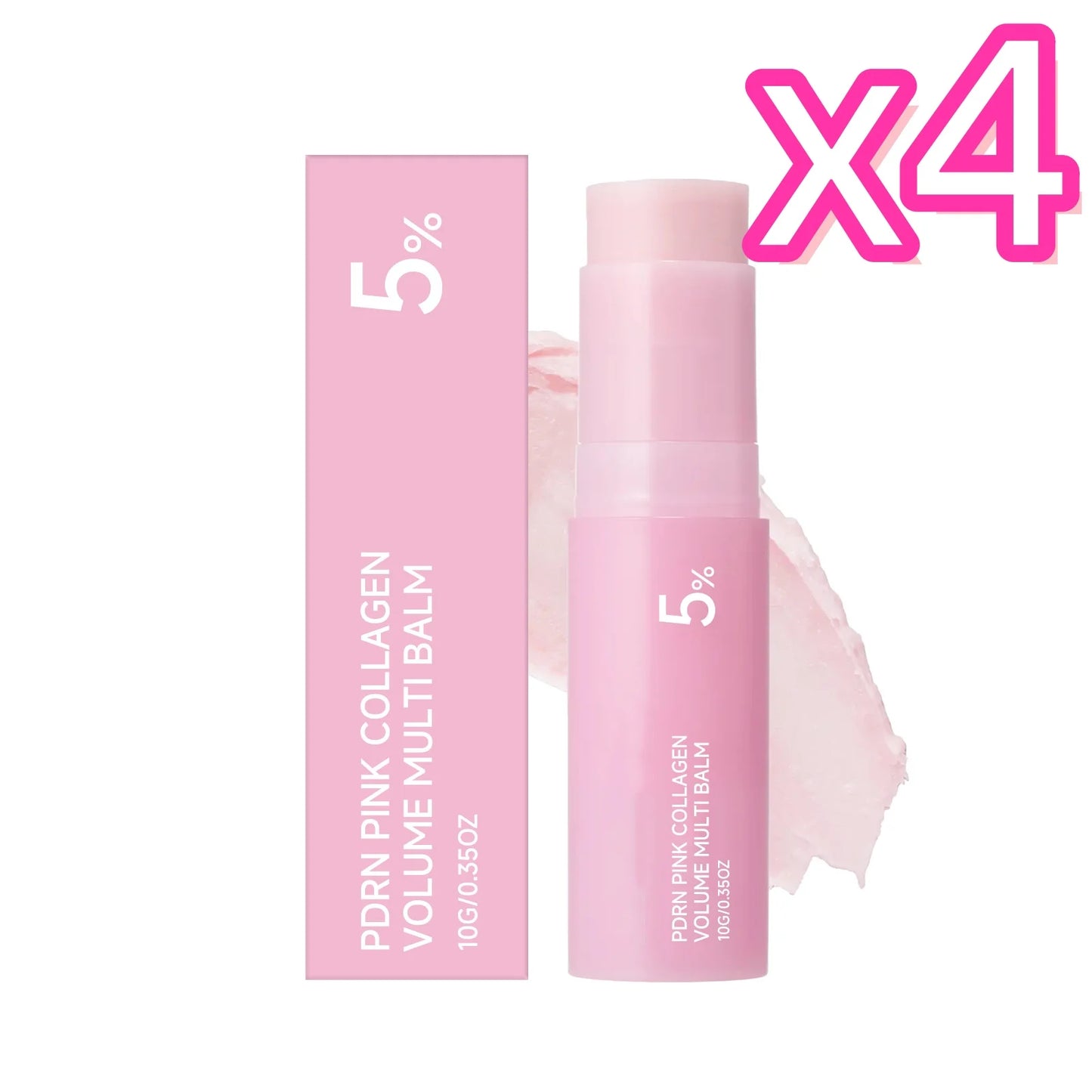 Collagen Multi Balm Revitalize Skin Reduce Rough Repair Damaged Skin Brighten Complexion Smooth Fine Lines PDRN Multi Balm Stick Peaceful Pleasures Health and Wellness 10g Boxed x 4
