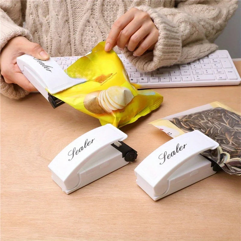 Mini Hand Pressure Bag Sealer for Food & Plastic Bags