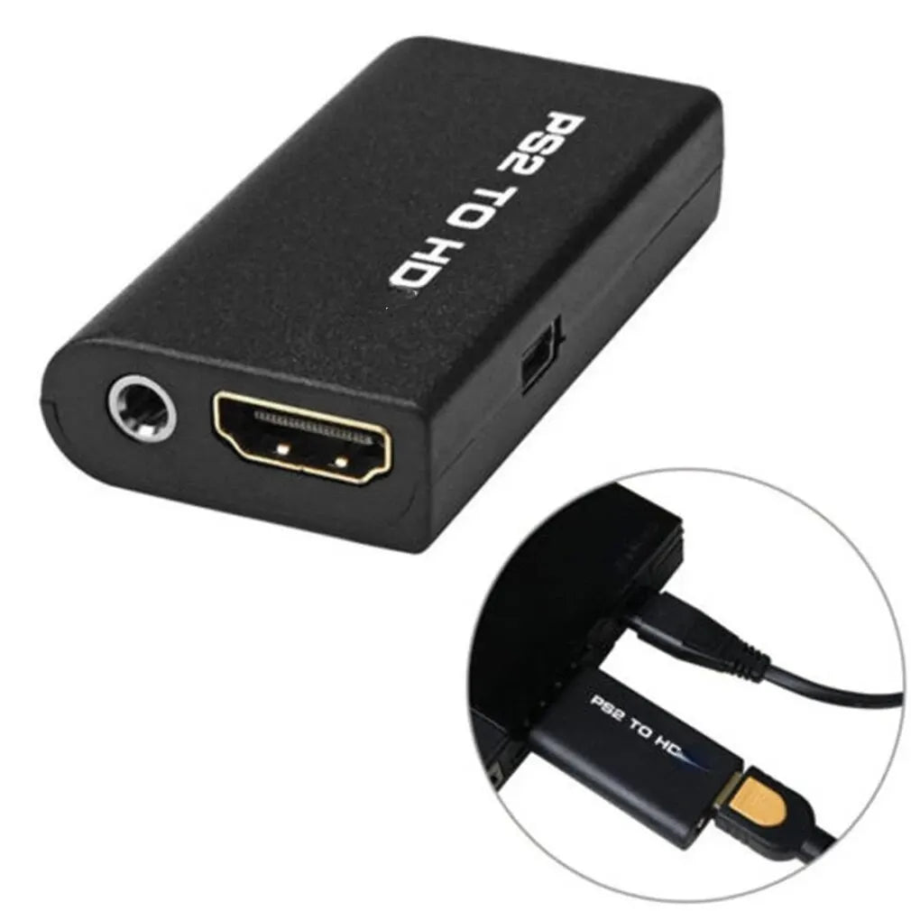 PS2 to HDMI Converter Adapter with 3.5mm Audio Jack Peaceful Pleasures Health and Wellness