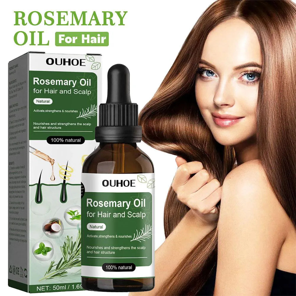 30ml/50ml Batana Rosemary Mint Scalp Hair Strengthening Oil Biotin Essential Oils Nourishing Treatment Split Ends Dry All Types Peaceful Pleasures Health and Wellness