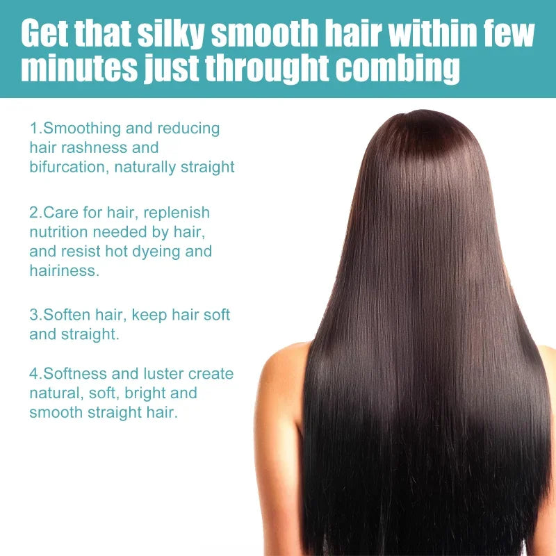 Keratin Hair Straightening Cream 60ml – Protein Smoothing Treatment