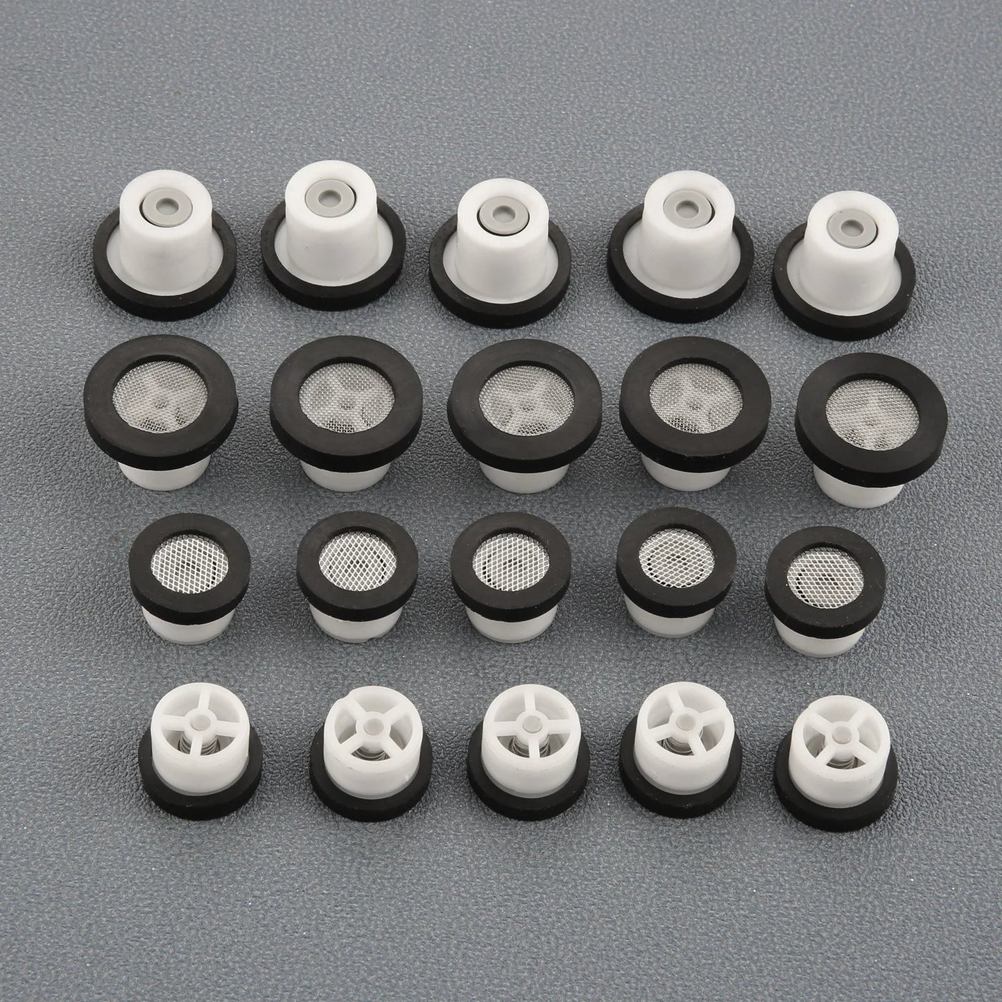 10-Pack POM One-Way Shower Check Valve Anti-Backflow Gaskets