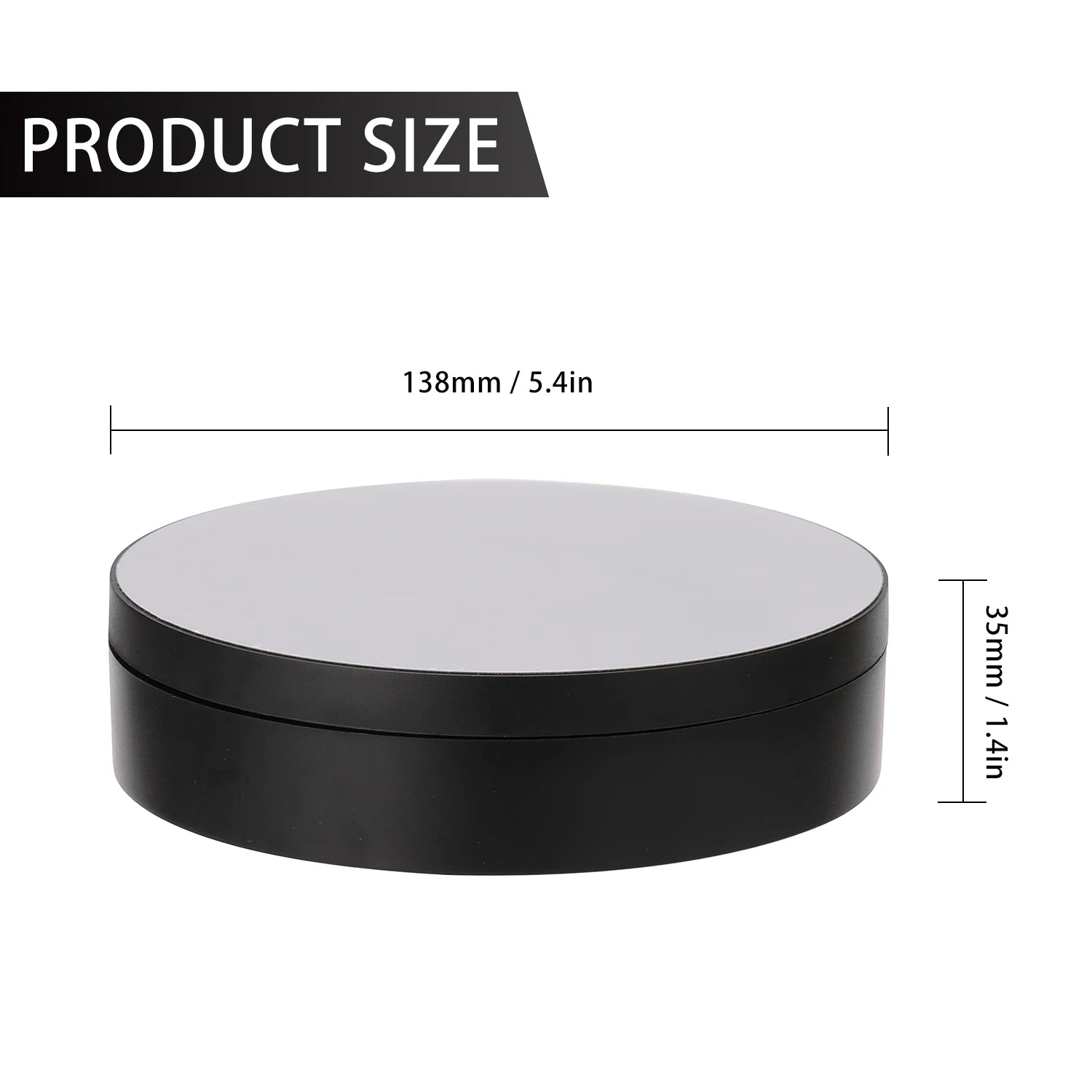 Max Load 4KG Multifunctional Rotating Display Stands Electric Turntable 360° Rotation Noiseless Rotating Table Jewelry Stand Peaceful Pleasures Health and Wellness