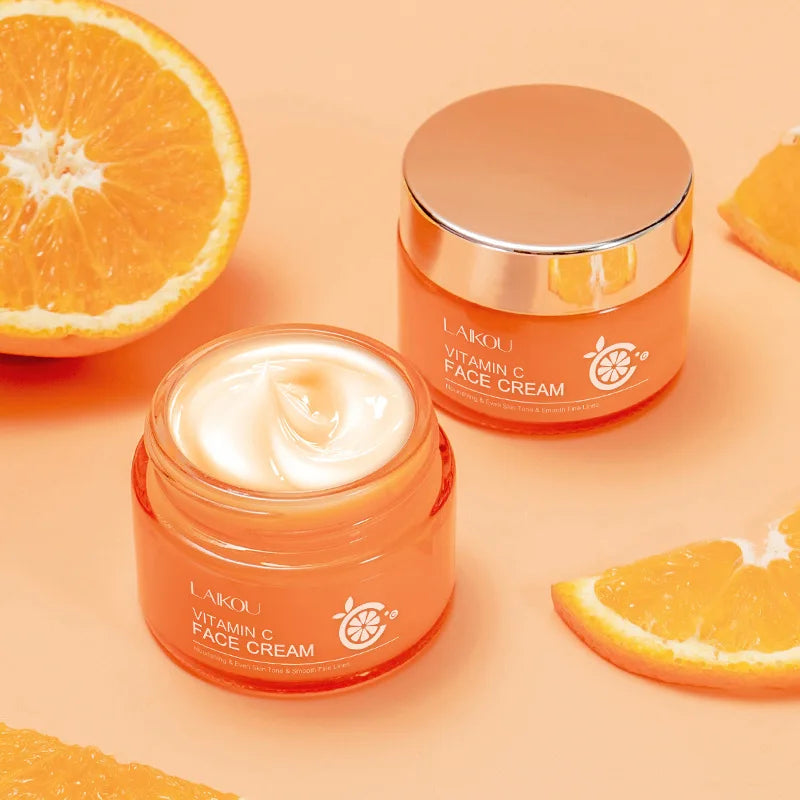 LAIKOU Vitamin C Facial Cream 50g Delicate Hydrating Moisturising Skin Care Products Peaceful Pleasures Health and Wellness