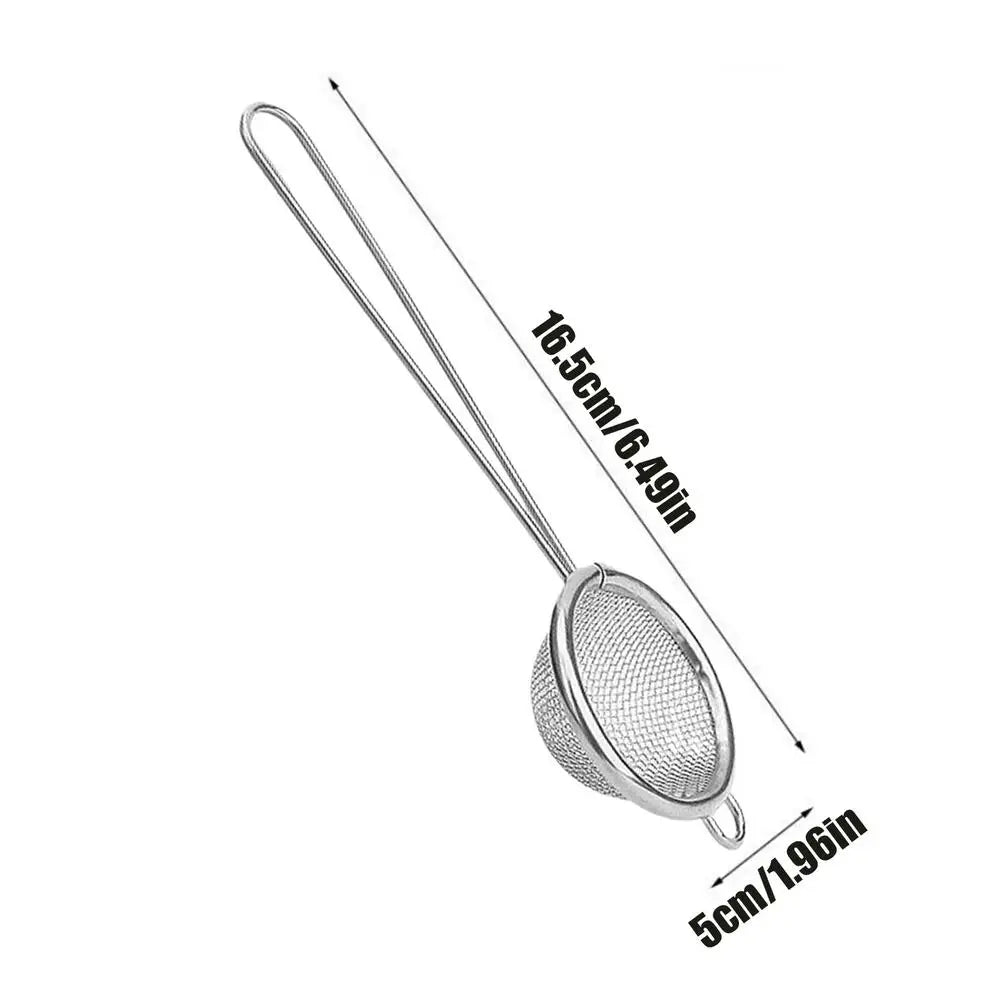 Fine Mesh Strainer – Stainless Steel Matcha Sifter & Tea Strainer