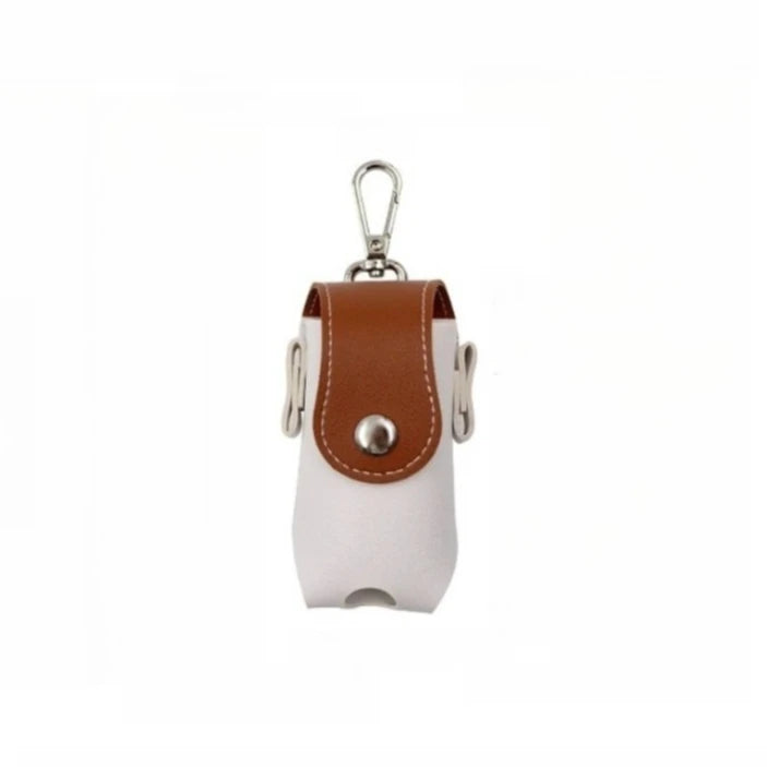 Portable Mini Golf Ball Protection Bag Outdoor Sports Dopamine Color Series with Keychain Can Hanging Small Waist Golf Bags Peaceful Pleasures Health and Wellness brown