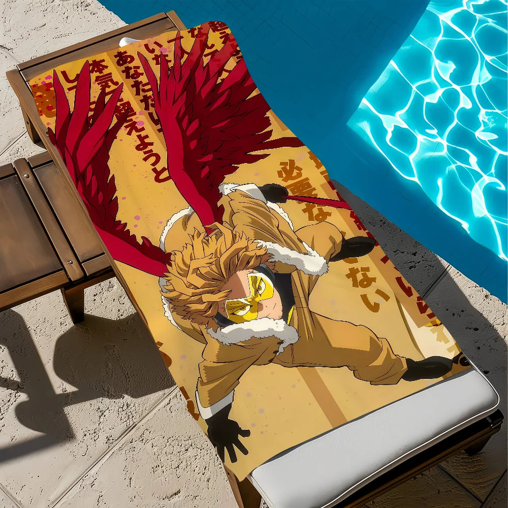 My Hero Academia Hawks Anime Beach Towel | Quick Dry