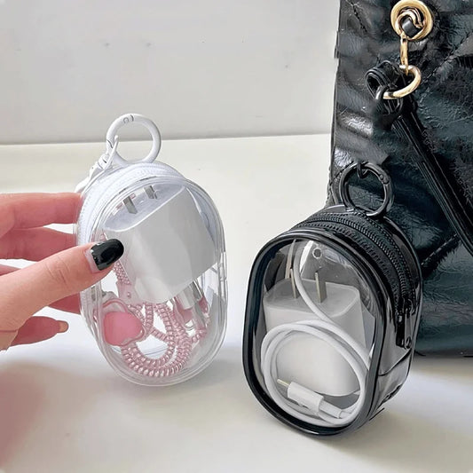 Bview Art Travel Cable Organizer Bag Chargers Earphones Tech Peaceful Pleasures Health and Wellness