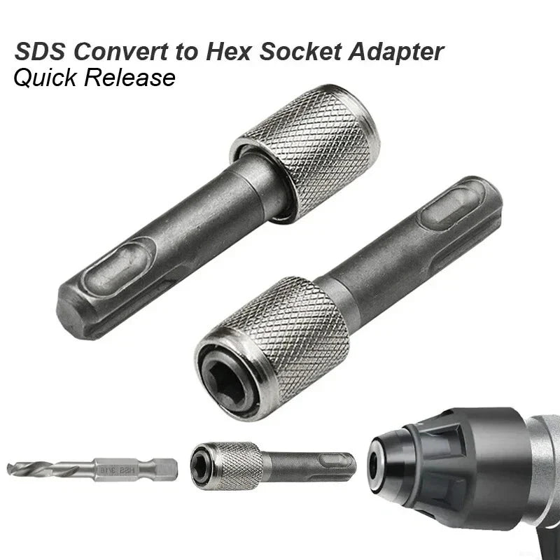 SDS Convert 1 4 Hex Shank Adapter Hexagonal Converter Electric Hammer