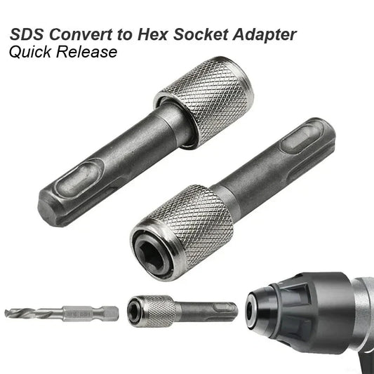 SDS Convert 1 4 Hex Shank Adapter Hexagonal Converter Electric Hammer Peaceful Pleasures Health and Wellness