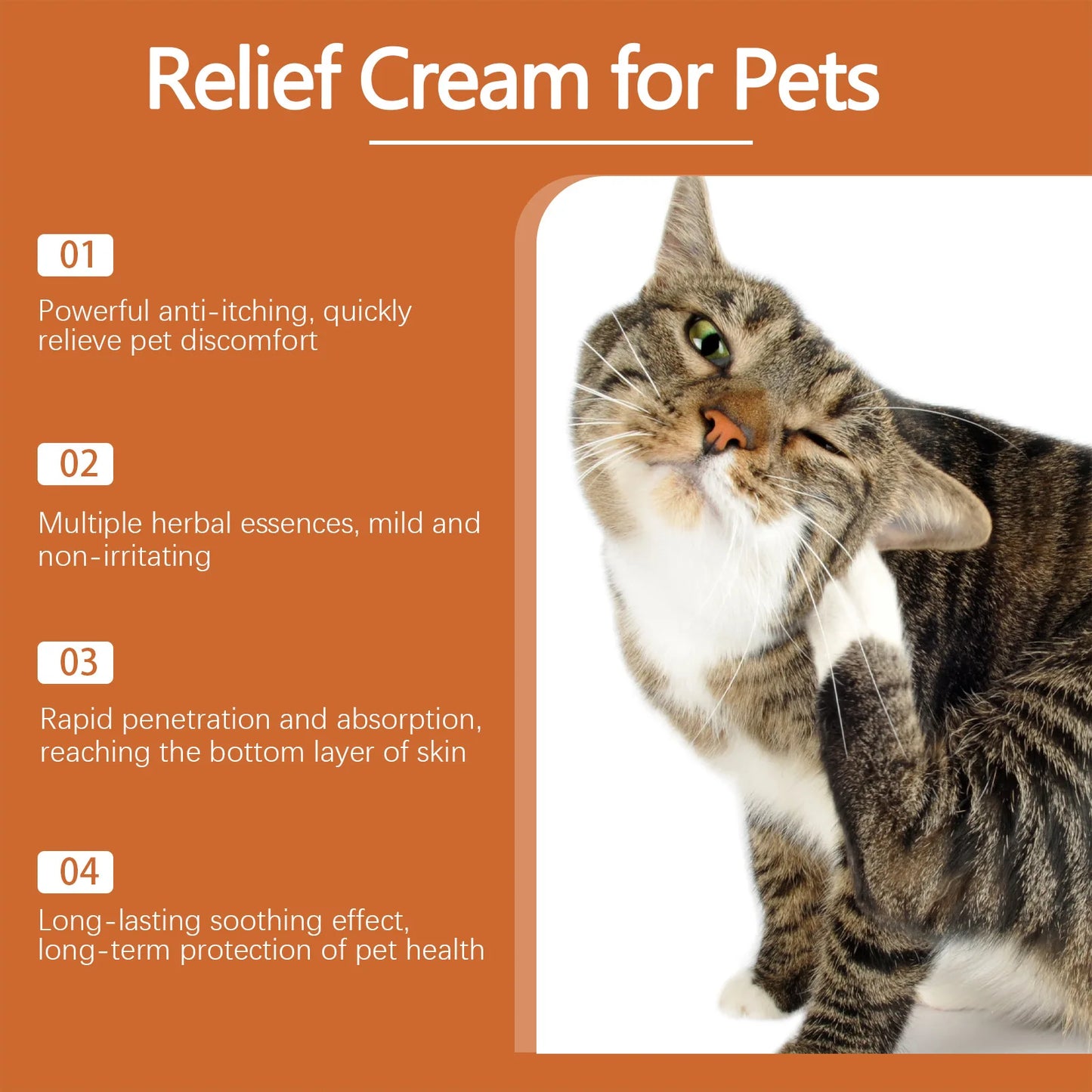 YEGBONG Pet Anti-Itch Herbal Cream for Dogs & Cats | 50g