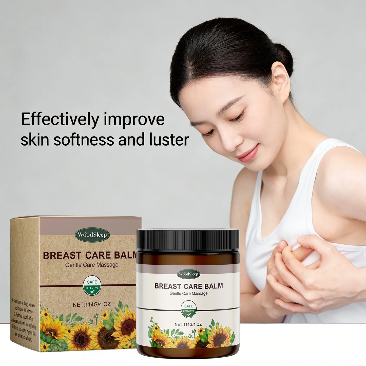 WOODSLEEP Breast Firming Cream – Anti-Sagging Lift & Plump