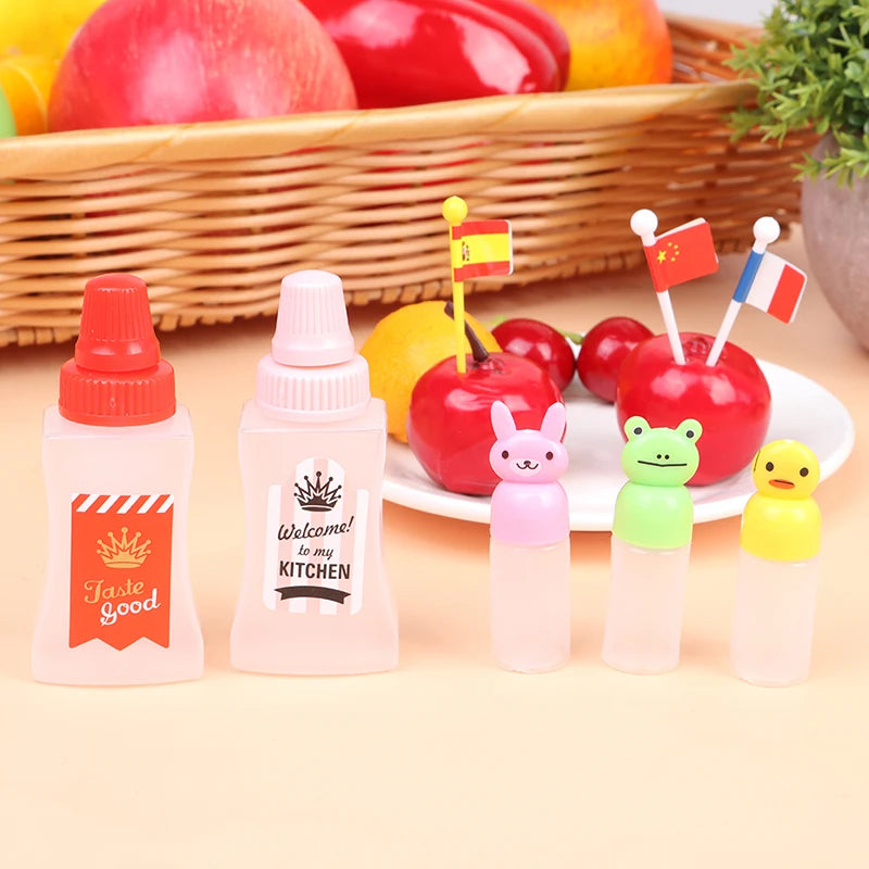 Mini Sauce Bottles for Bento Lunch Box | 25ml Condiment Jars